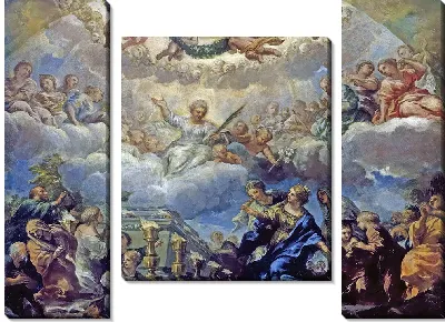 Видение Святой Констанции перед гробницей святых Агнессы и Эмерентианы