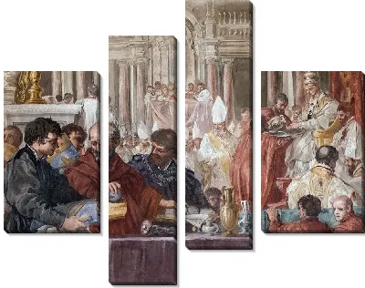 Буонаррото ди Лодовико, проректор Синьории, умывает руки папы Леона X