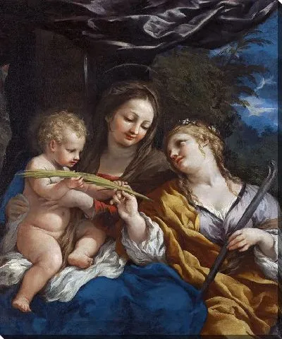 Мадонна с младенцем и святой Мартиной