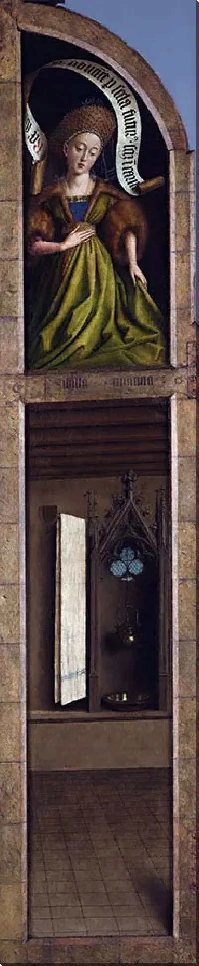 Картина Внутренний вид Гентского алтаря