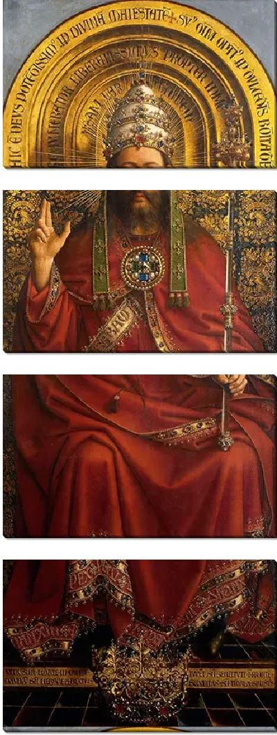Картина Гентский алтарь Христос