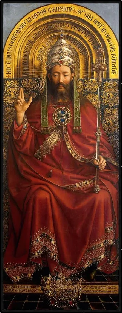 Картина Гентский алтарь Христос