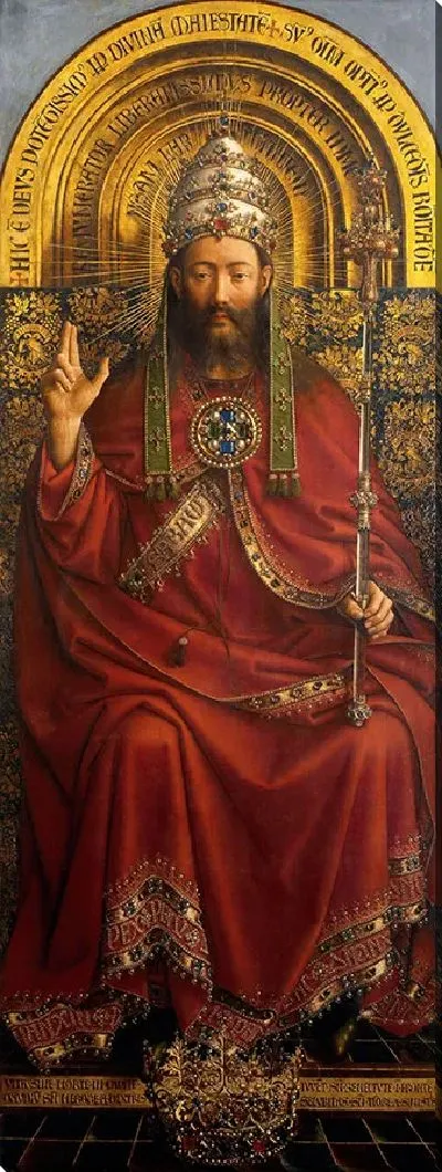 Картина Гентский алтарь Христос