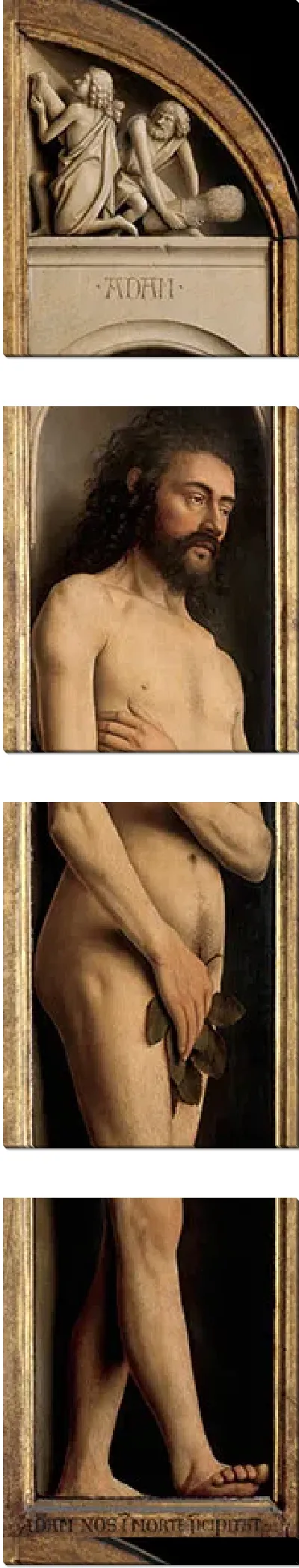 Картина Гентский алтарь Адам