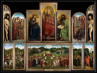 Гентский алтарь (открыт)