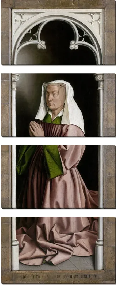 Картина Гентский алтарь, портрет Элизабет Борлуут