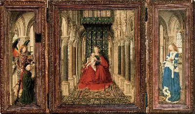 Триптих «Мария с младенцем, Св. Михаил и Екатерина»