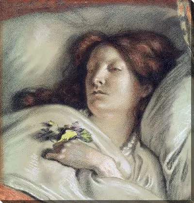 Выздоравливающая (Портрет жены художника)