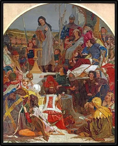 Картина Чосер при дворе Эдуарда III