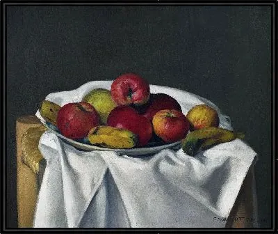 Натюрморт с яблоками