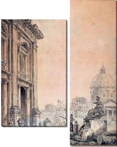 Картина Вид на Капитолий