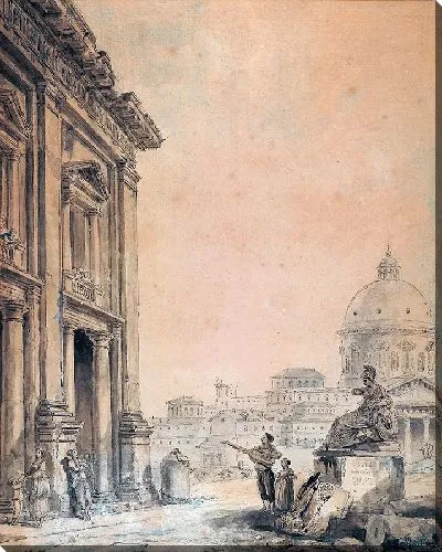 Картина Вид на Капитолий