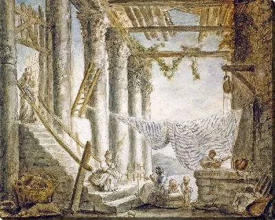 Картина Руины храма Юпитера