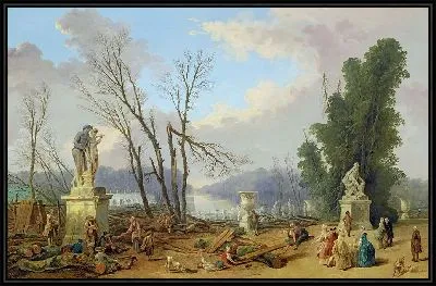 Картина Зеленый ковер