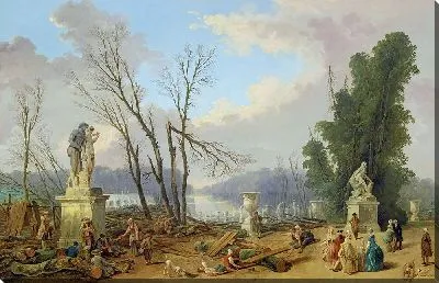 Картина Зеленый ковер