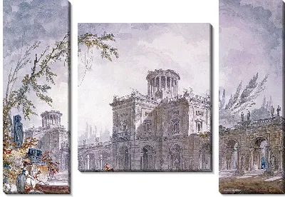 Картина Архитектурная фантазия, 1760 г.