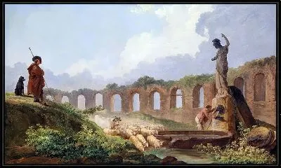 Картина Акведук в руинах