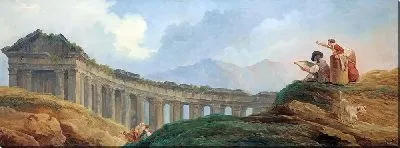 Картина Колоннада в руинах