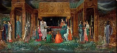 Картина Сон короля Артура в Авалоне