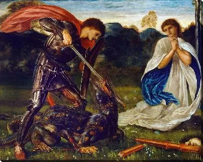 Картина Битва Святого Георгия с драконом VI