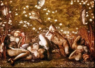 Картина Эскиз к «Спящим рыцарям»