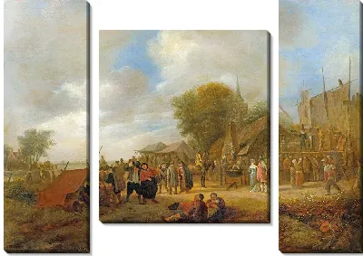 Картина Деревенская ярмарка