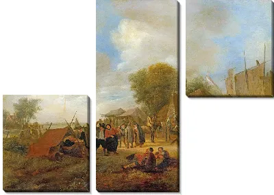 Картина Деревенская ярмарка