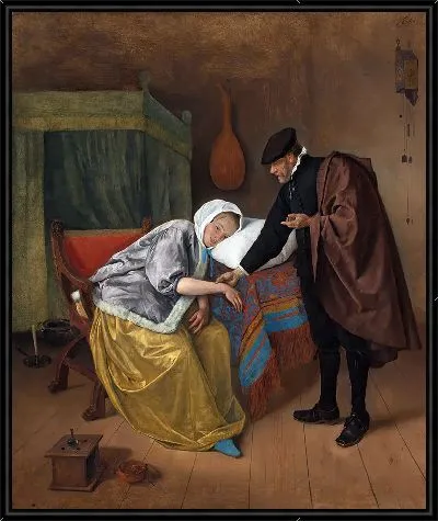 Картина Больная Женщина