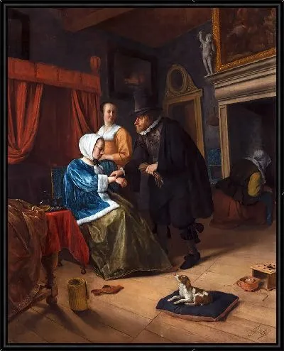 Картина Больная Девочка