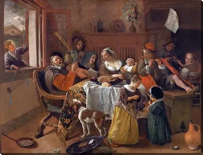 Картина Веселая семья