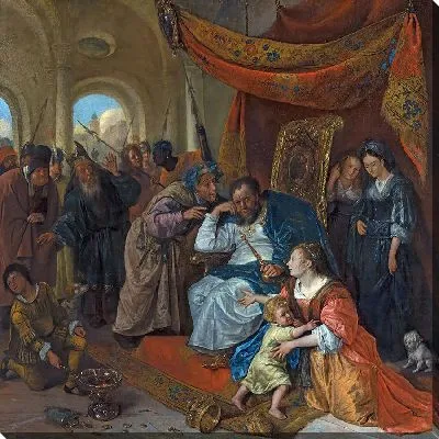 Картина Моисей и корона фараона