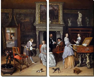 Фантастический интерьер с Яном Стеном и семьей Геррита Схаутена