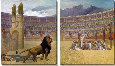 Картина Последняя молитва христианских мучеников