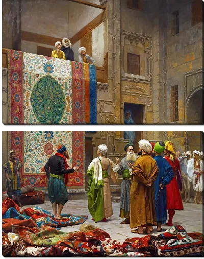 Картина Торговец коврами