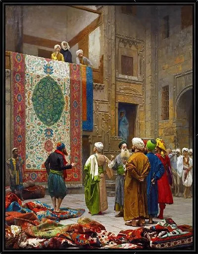 Картина Торговец коврами