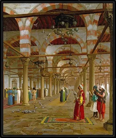 Картина Молитва в мечети