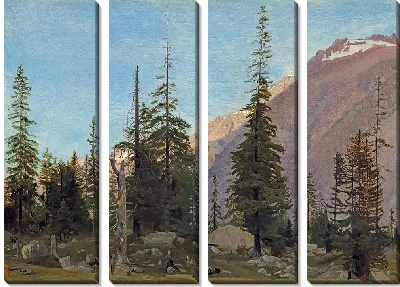 Картина Альпийский пейзаж Хандегг, Швейцария