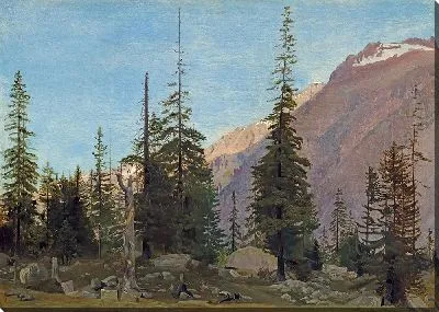 Картина Альпийский пейзаж Хандегг, Швейцария