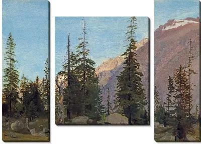 Альпийский пейзаж Хандегг, Швейцария