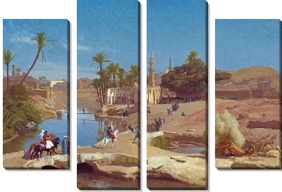 Вид на Мединет-эль-Файюм