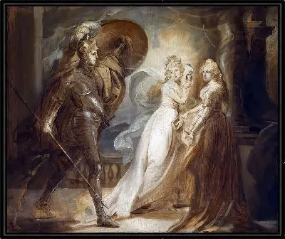 Этюд для «Рыцаря Красного Креста»