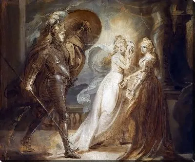 Картина Этюд для «Рыцаря Красного Креста»