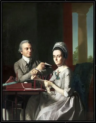 Картина Портрет мистера и миссис Томас Миффлин (Сара Моррис)