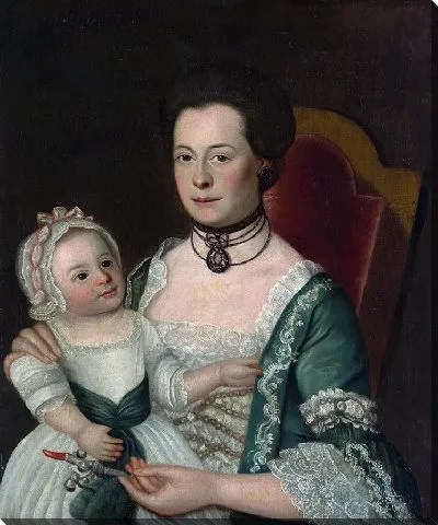 Картина Миссис Джейкоб Хёрд и ребенок