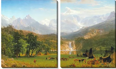 Картина Скалистые горы, пик Ландерса