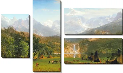 Картина Скалистые горы, пик Ландерса