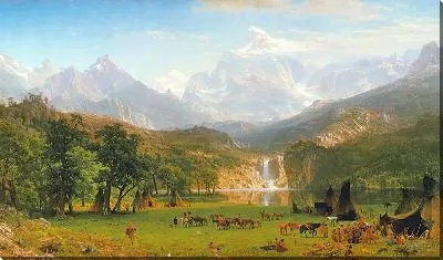 Картина Скалистые горы, пик Ландерса