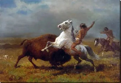 Эскиз к «Последнему из бизонов»