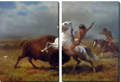 Эскиз к «Последнему из бизонов»