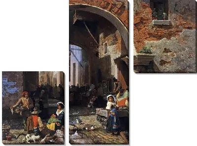 Римский рыбный рынок. Арка Октавиана.